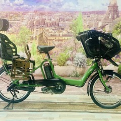 3358電動自転車ヤマハキッス超高性能モデル２０インチ　緑