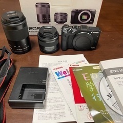 【ネット決済】Canon EOSM3 ダブルレンズキット