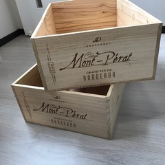 ワイン木箱　2個セット