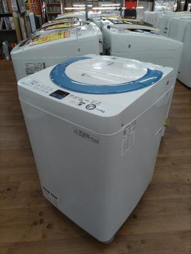 J091 ★6ヶ月保証★7K洗濯機★SHARP  ES-GE70N-A  2014年製