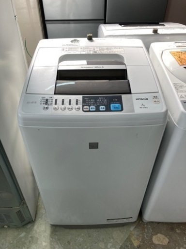 HITACHI  7kg全自動洗濯機  白い約束     リサイクルショップ宮崎屋住吉店 22.2.10  y