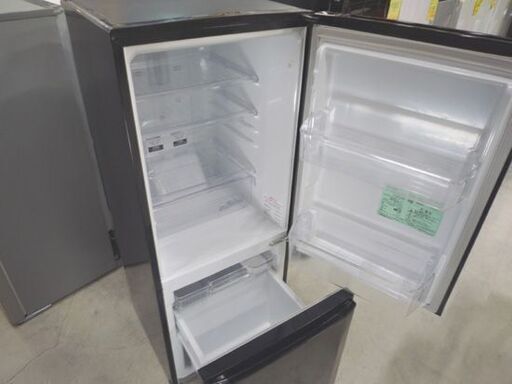 2ドア冷蔵庫 146L 2017年製 三菱 一百Lクラス ブラック MR-P15A-B 100L