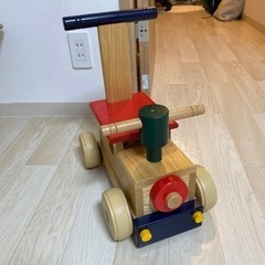 木製押し車、汽車
