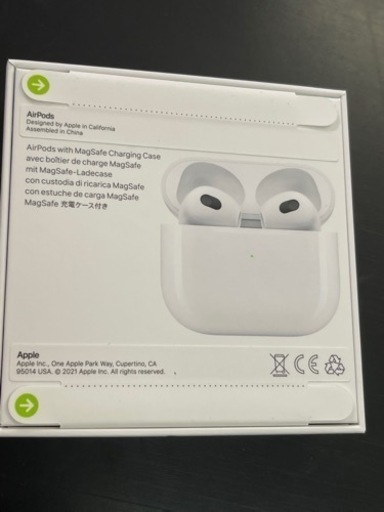 新品 未開封 AirPods（第3世代）エアポッズ MME73J/A 2022/02/10