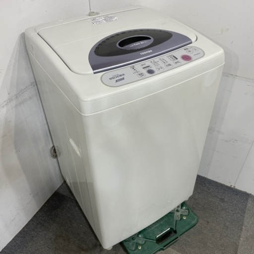 TOSHIBA東芝/全自動洗濯機/AW-504G/5kg/動作確認済み/ステンレス槽/使用頻度少ない/2004年製/5.0キロ洗い/単身用