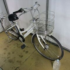 B733　限定特価　整備済み★ブリヂストン　アルベルト　ロイヤル　ホワイト★ 中古自転車 【26インチ 】