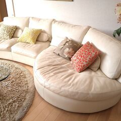 《お引渡し完了》大塚家具　INCANTO ソファー　オットマン　セット