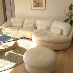 《お引渡し完了》大塚家具　INCANTO ソファー　オットマン　セット