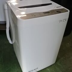 SHARP 21年式 ES-GE6E-T 6kg洗い 3kg簡易乾燥機能 洗濯機 単身サイズ エリア格安配達 2*10