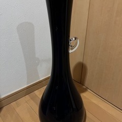 ガラス製 特大花瓶 花生 寸法(約)幅21×高さ60cm インテ...