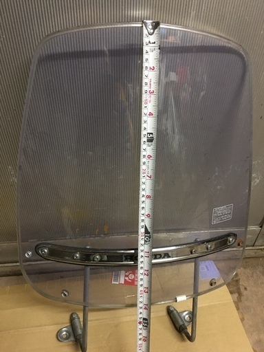 ホンダ リトルカブ(AA01)用 風防とバスケット(カゴ)ステー