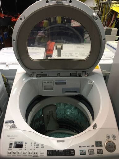 ☆中古 激安！！￥19,800！！SHARP　シャープ　9.0kg洗濯機　家電　2016年製　ES-TX950-N型　【BA64】
