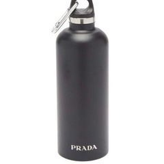 PRADA ステンレスボトル ブラック PRADA ステンレス製 ウォーターボトル 350 ml