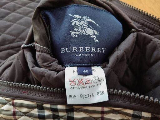 【Burberrys】キルティング中綿リバーシブルジャケット定番