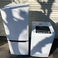 早い者勝ち】ハイセンス 冷蔵庫&洗濯機 極美品 セット #6074 #6075