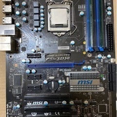 ATXマザボ、CPUi5-650 メモリ2GB付き