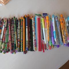 無料新品130本以上鉛筆、ボールペン、蛍光ペン