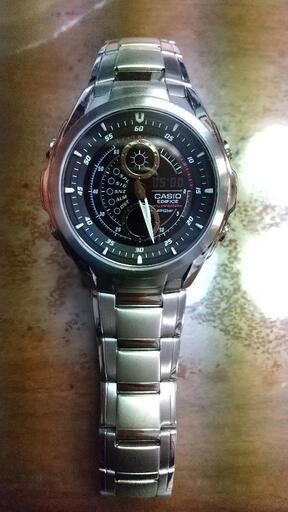 CASIO カシオ エディフィスEDIFICE腕時計 メンズ 美品 シルバー ブランド