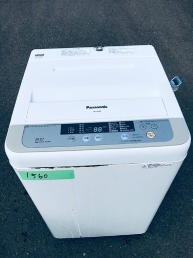 ①1560番 Panasonic✨全自動電気洗濯機✨NA-F60B8‼️ 全自動洗濯機 F 