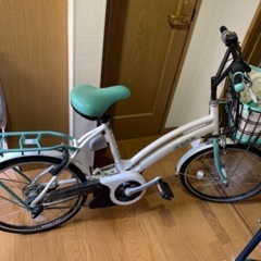 MITSUBISHIの電動アシスト自転車です。