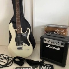 PACIFICA エレキギター  Marshall ギターアンプ...