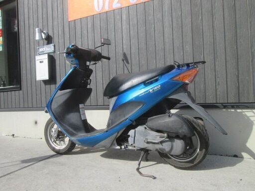 ☆45000円 アドレスV50 セル1 実働車☆スズキ 青 ブルー 原付