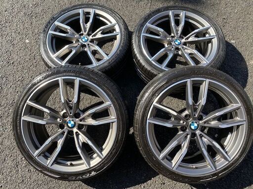 美品♪　ＢＭＷ純正ダブルスポーク７９２Ｍ　１９インチ　Ｇ２０系３シリーズ