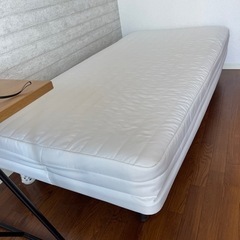 【ネット決済】無印良品 シングルベッド カバー付き 中古4ヶ月使用