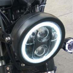 バイク用LEDヘッドライト 6.5インチ 新品未使用品