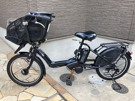 在庫処分！バッテリー最高レベル！8.7Ahヤマハ　YAMAHA　キスミニ　ブラック　20インチ　電動自転車　子供乗せ　電動アシスト自転車　02112