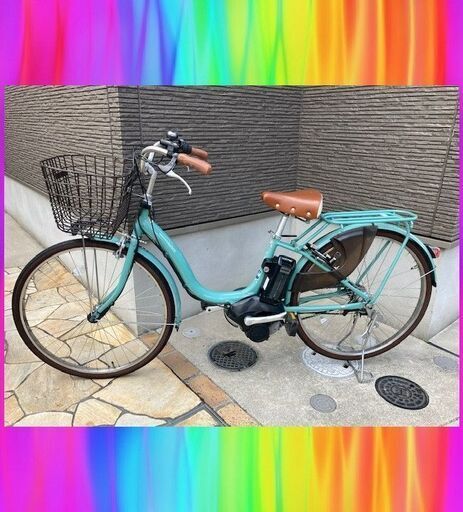 バッテリーほぼ新品8.7Ah！ヤマハ　パスナチュラ　26インチ　 電動自転車　電動アシスト自転車　02117
