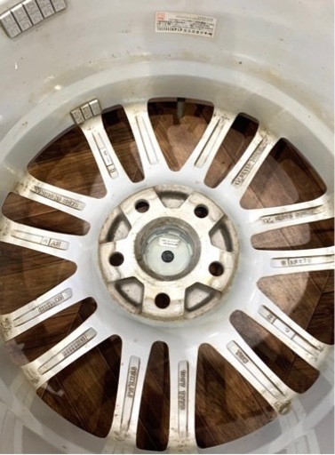 ★中古品 HAWNER W07 235/55R17 スタッドレス タイヤホイール  17×7.5J