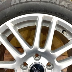 ★中古品 HAWNER W07 235/55R17 スタッドレス タイヤホイール  17×7.5J