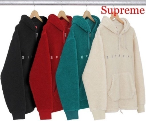 【本日限り】 未使用品　ユニセックス　supreme ボアパーカー