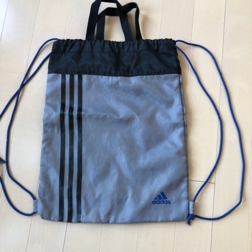 ✨美品✨adidas ナップサック　グレー＆ブラック