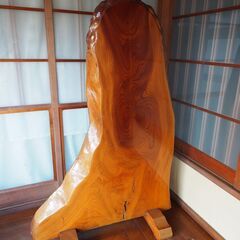 天然 欅(ケヤキ) 一枚板 衝立  無垢 骨董品