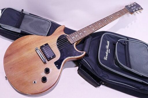 【苫小牧バナナ】希少 GORDON SMITH GS-1 ダブルカッタウェイ LP-Jrタイプ コイルタップ 軽量3kg 塗装難あり 格安 現品限り