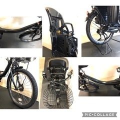 関東全域送料無料 保証付き 電動自転車　ヤマハ　パスバビー　20インチ 8.7ah 現行型　3人乗り