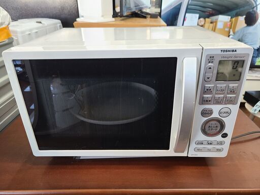 【リサイクルショップどりーむ天保山店】●320●　処分価格！　東芝　電子レンジ　2007年製　ER-EK2（H）　ターンテーブルタイプ　※汚れ・サビあり