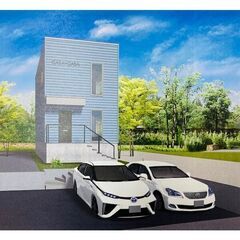 札幌白石区　無料駐車場2台付の4LDK新築戸建　　の画像