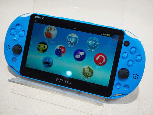 【苫小牧バナナ】SONY/ソニー PCH2000 PlayStationVITA PSVITA プレステ アクアブルー 動作品 本体のみ