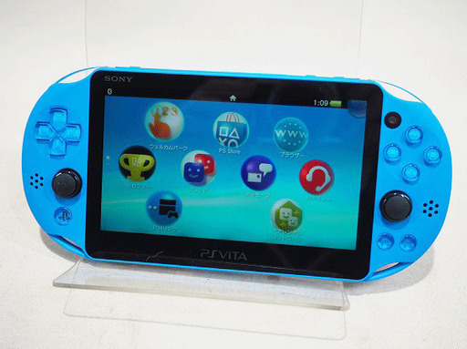 【苫小牧バナナ】SONY/ソニー PCH2000 PlayStationVITA PSVITA プレステ アクアブルー 動作品 本体のみ 2