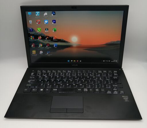 Vaioノートパソコン i5（中古）Norton、新品バッテリー,Win11