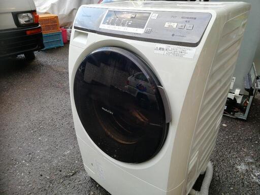 長期保管(中古品)パナソニック 7.0kg ドラム式洗濯乾燥機【左開き】