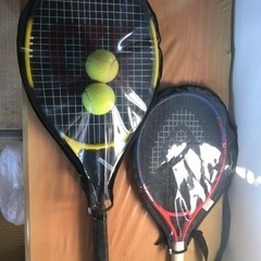 テニスラケット+ボール