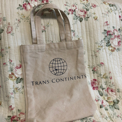 Trans Continents 生成りのバッグ