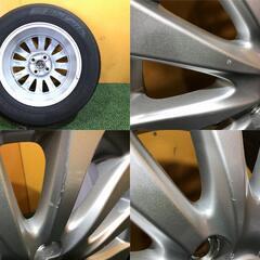 No.695　ヨコハマ ブルーアース　15インチ 195/65R15　トヨタ 14系カローラフィールダー純正ホイール　4穴PCD100　4本