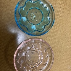 ポンデライオンのガラス皿2枚セット