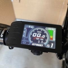 新車　CITYHUNT サイバーパンク 電動自転車