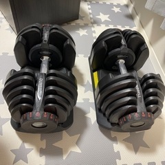 可変式ダンベル　トレーニングベンチ付き　